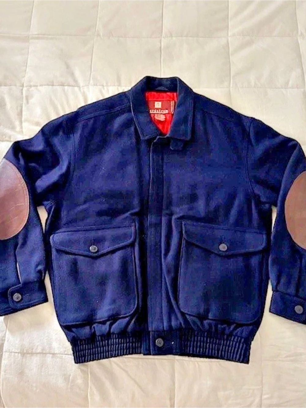 Vintage Nordstrom Men’s wool bomber jacket